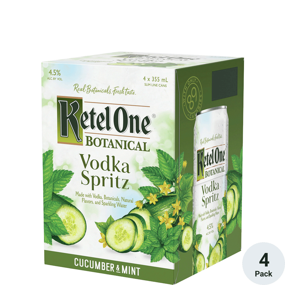 Ketel One Botanical Vodka Spritz Cucumber & Mint Total Wine & More