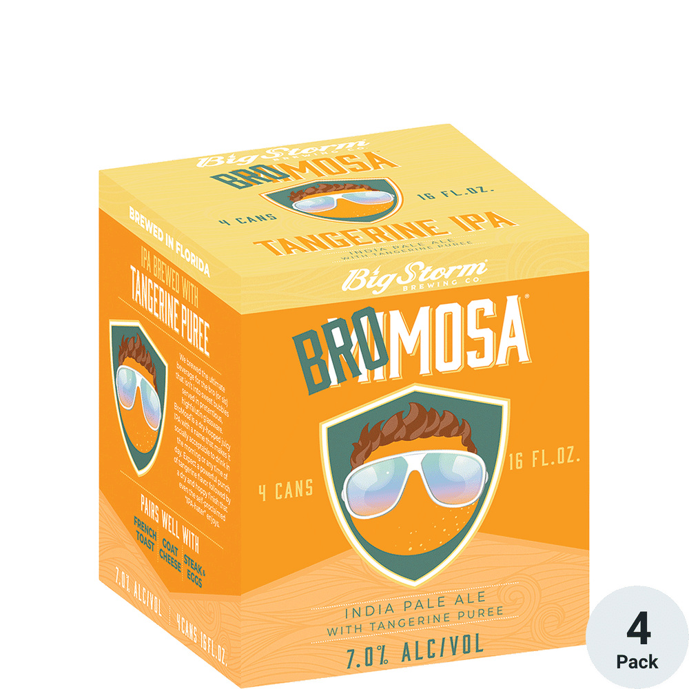 Big Storm Bromosa Brut IPA with Tangerine Puree Total Wine & More