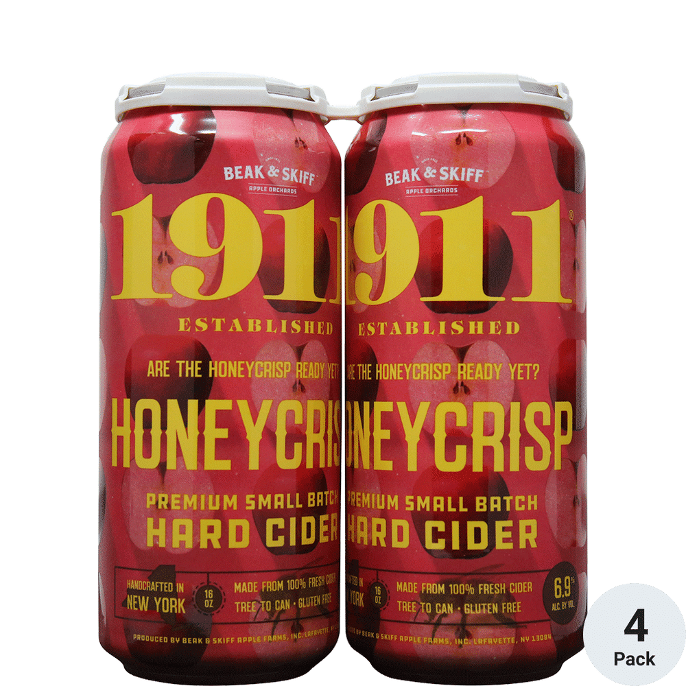 1911 Honeycrisp Cider 4pk-16oz Cans
