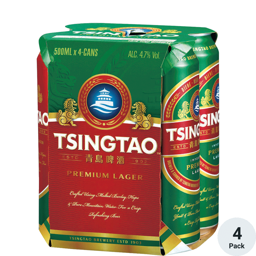 Tsingtao 4pk-16oz Cans