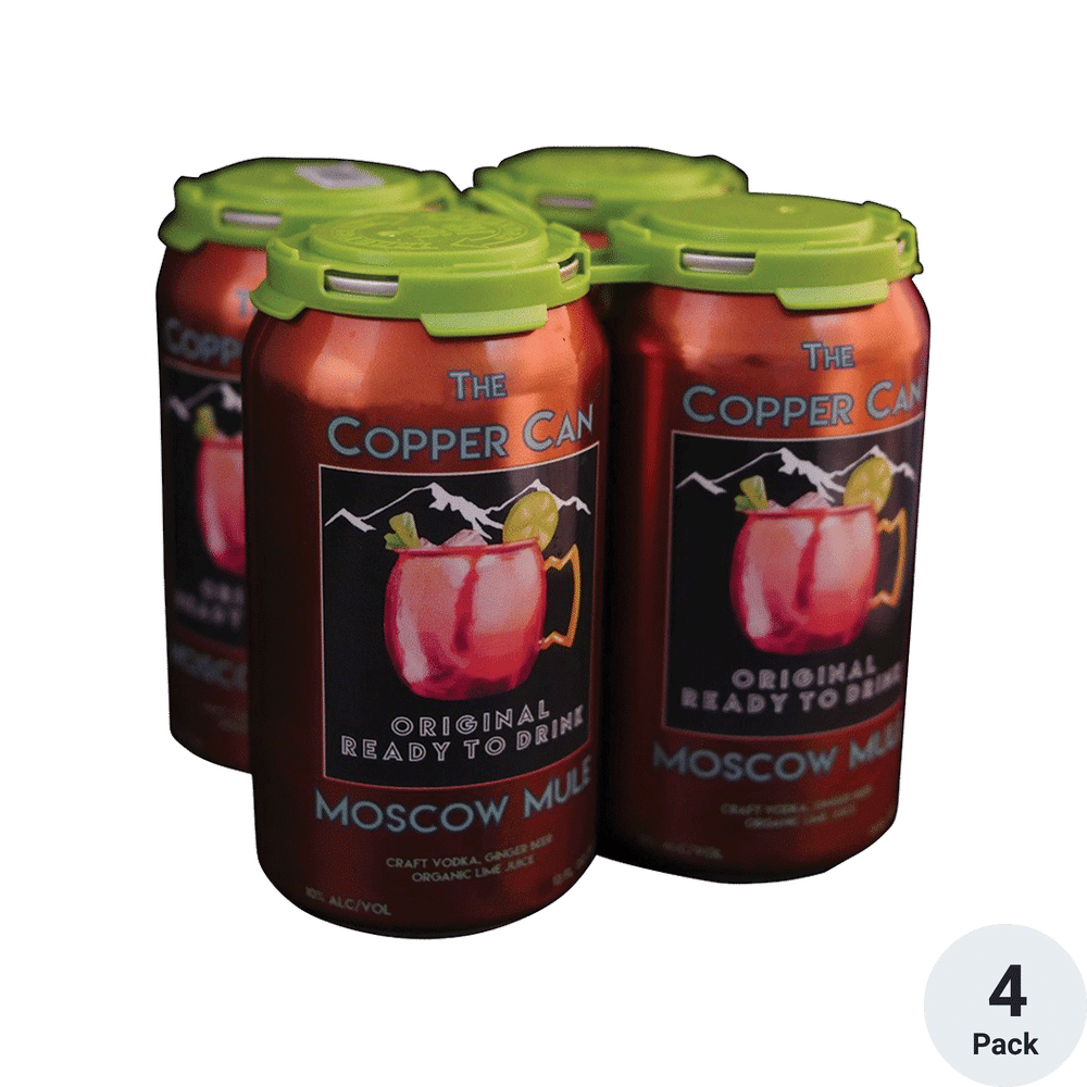 The Copper Can Moscow Mule 4pk-12oz Cans
