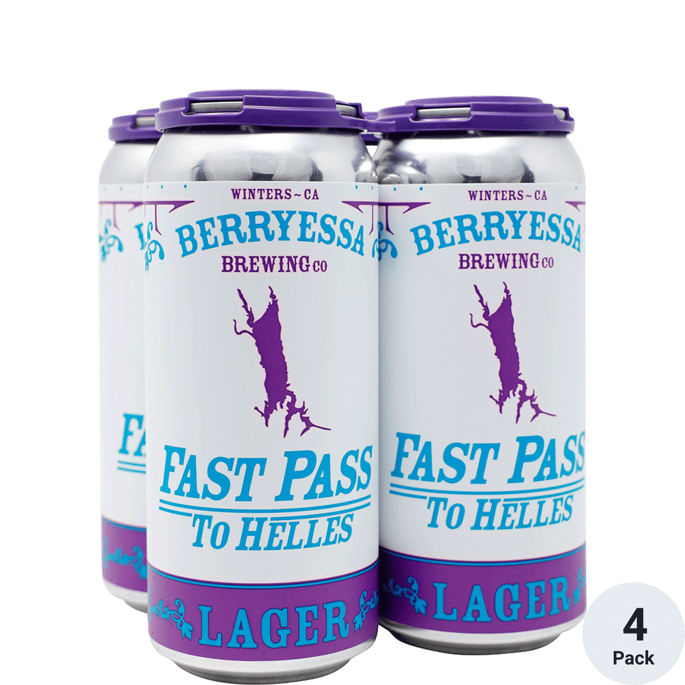 Berryessa Fast Pass to Helles 4pk-16oz Cans