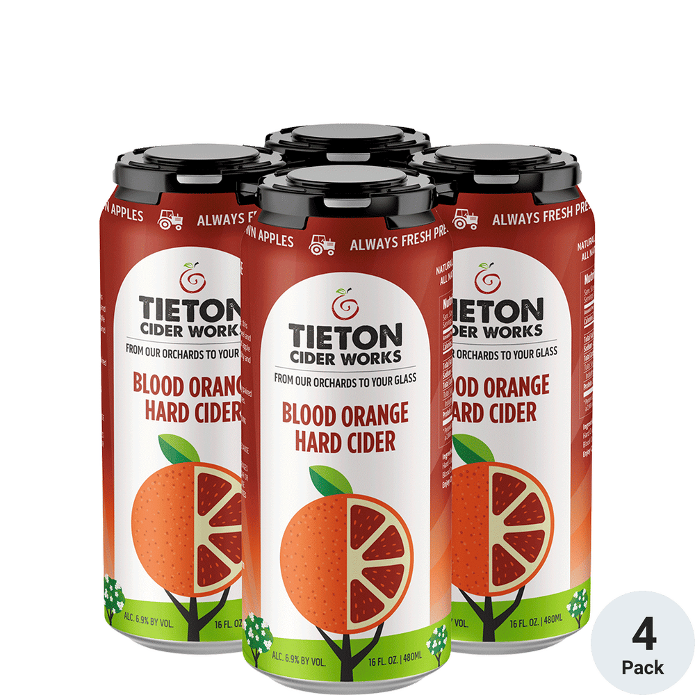 Tieton Blood Orange Hard Cider | Total Wine & More