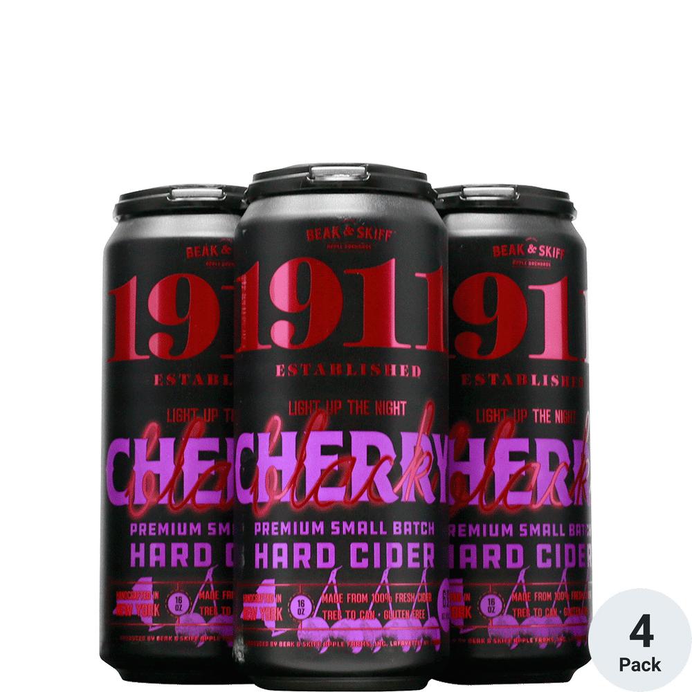 1911 Black Cherry Hard Cider | Total Wine & More - 4pk-16oz Cans 1911 Black Cherry Hard Cider | Total Wine & More - 4pk-16oz Cans