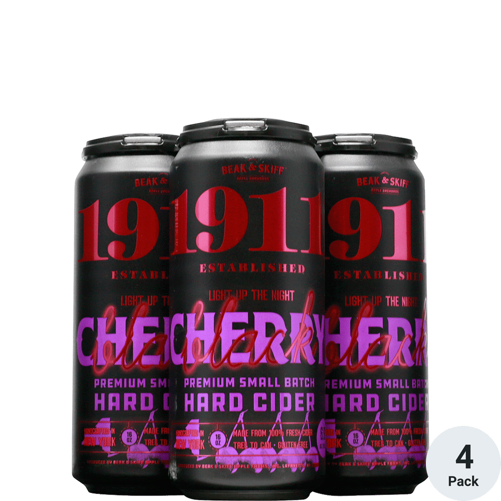 1911 Black Cherry Hard Cider 4pk-16oz Cans