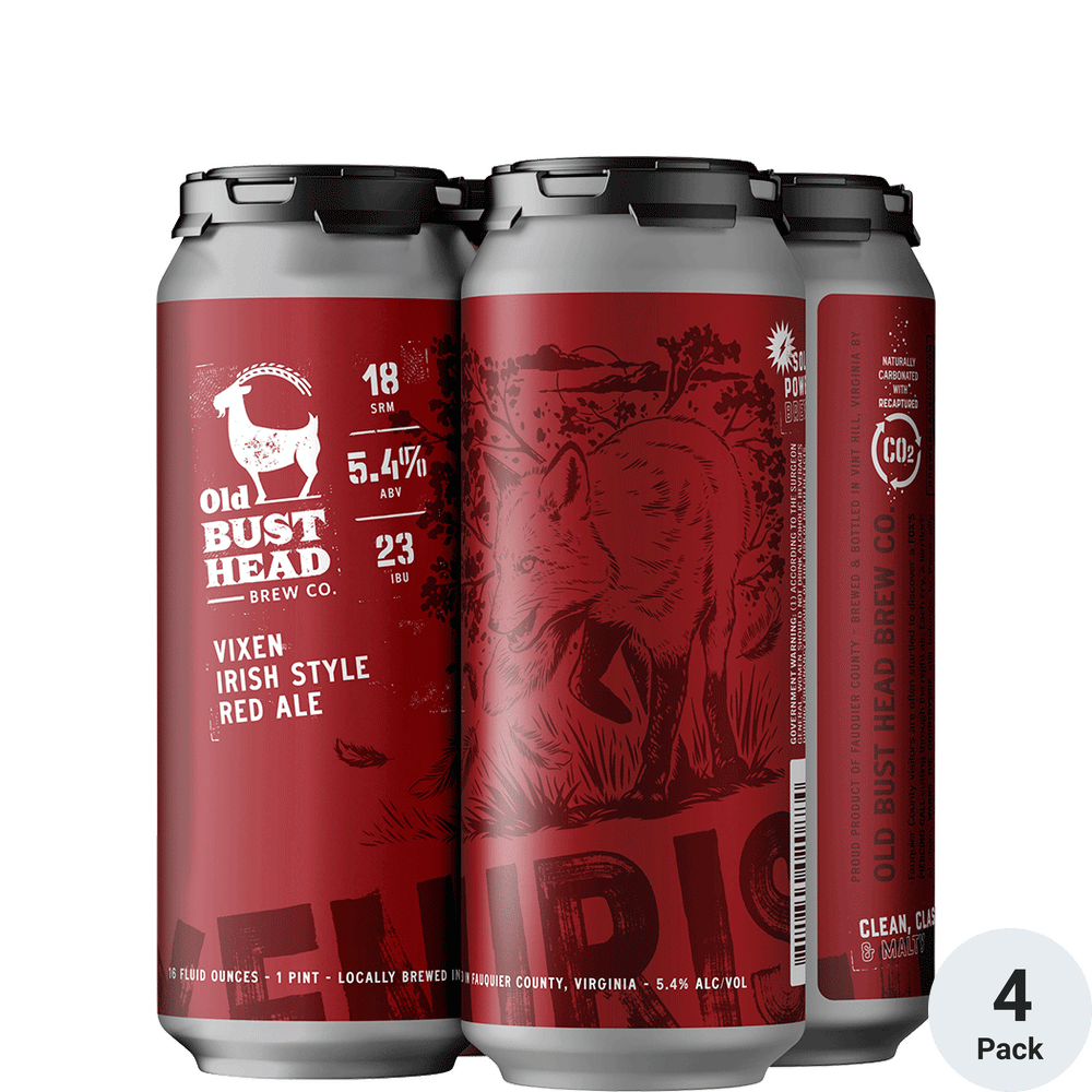 Old Bust Head Vixen Irish Style Red Ale Total Wine & More