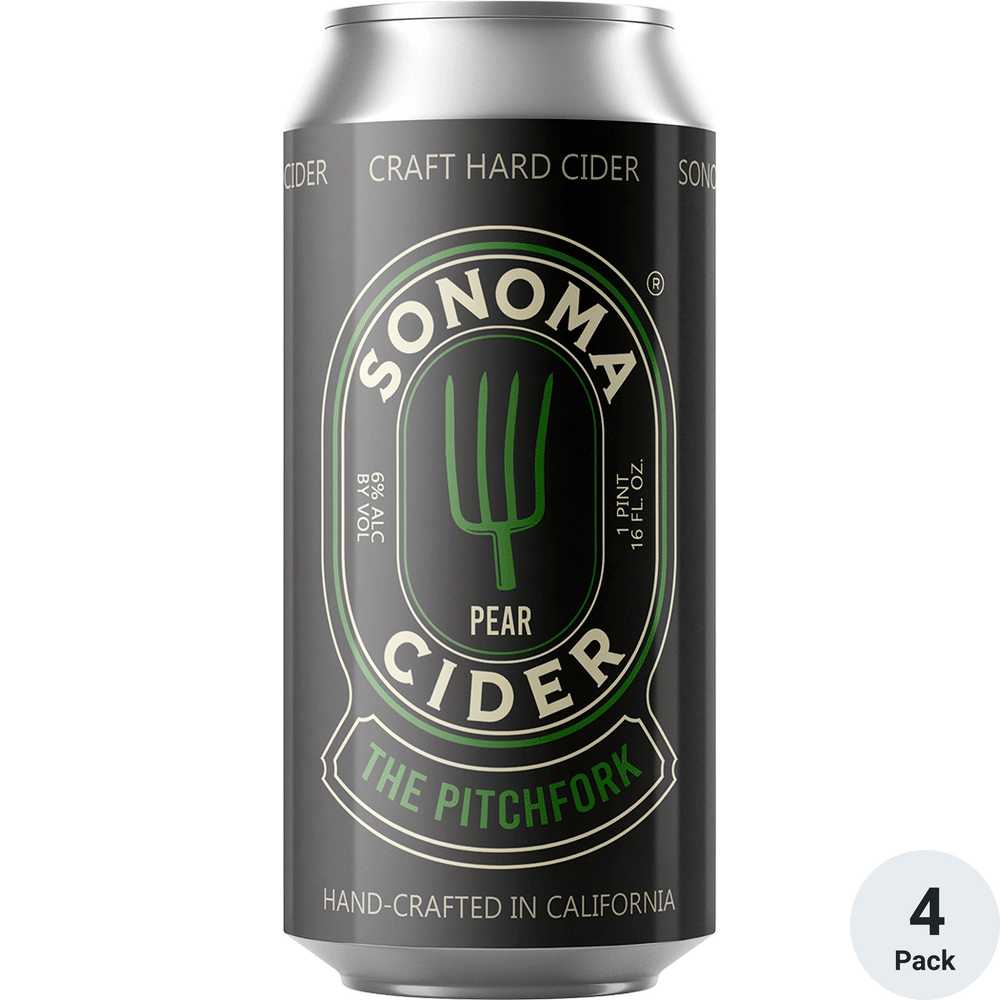 Sonoma Cider Pitchfork Pear 4pk-16oz Cans