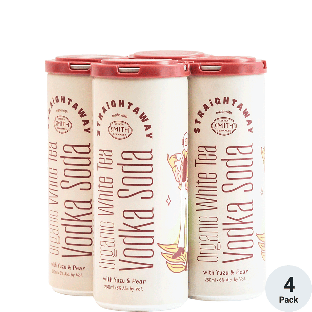 Straightaway Organic White Tea Vodka Soda Total Wine & More