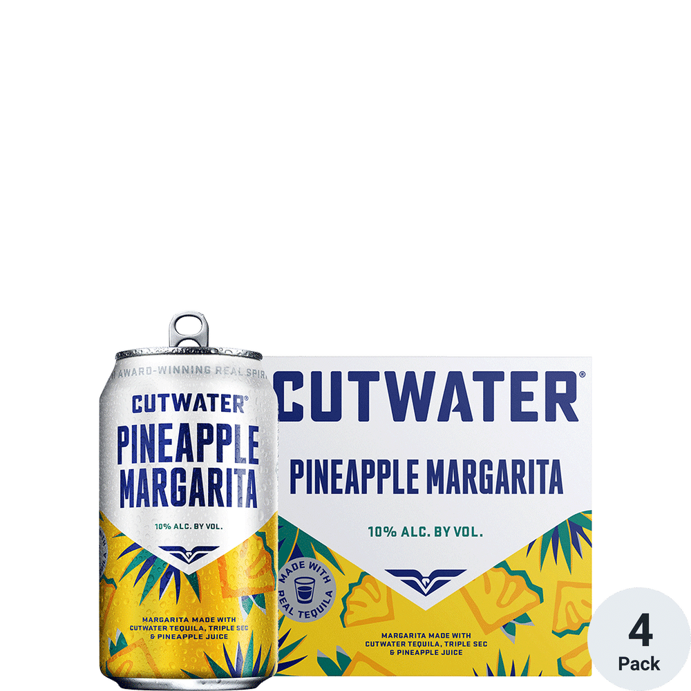 Cutwater Pineapple Margarita 4pk-12oz Cans