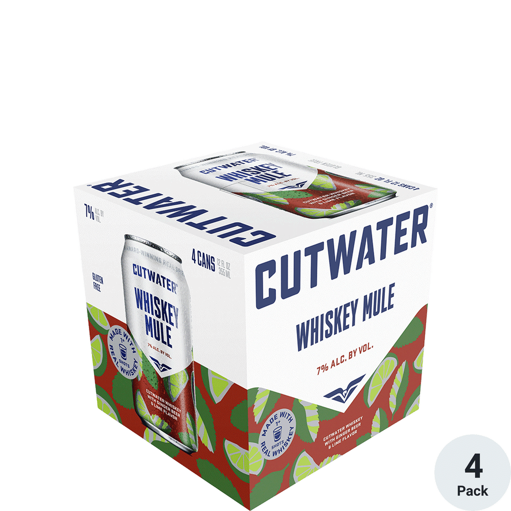 Cutwater Whiskey Mule 4pk-12oz Cans