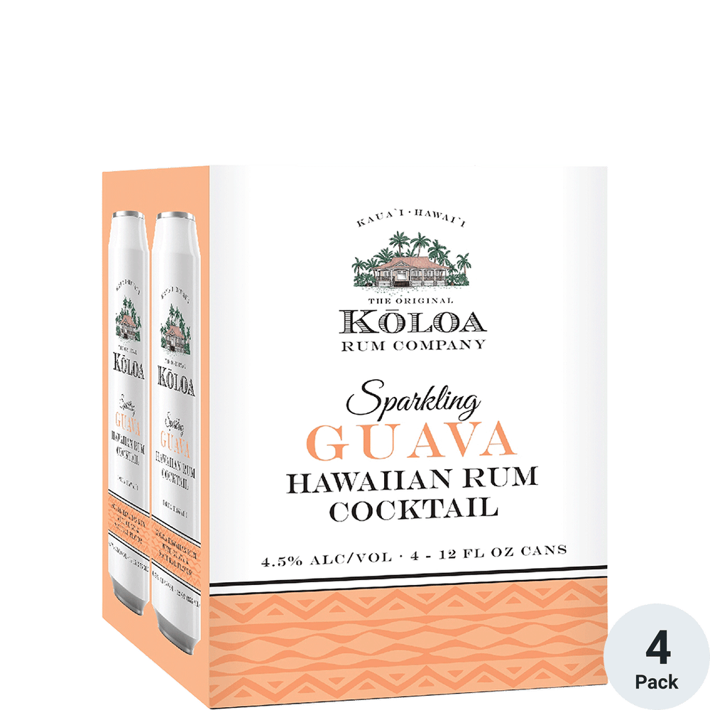 Koloa Sparkling Guava Hawaiian Rum Cocktail Total Wine & More