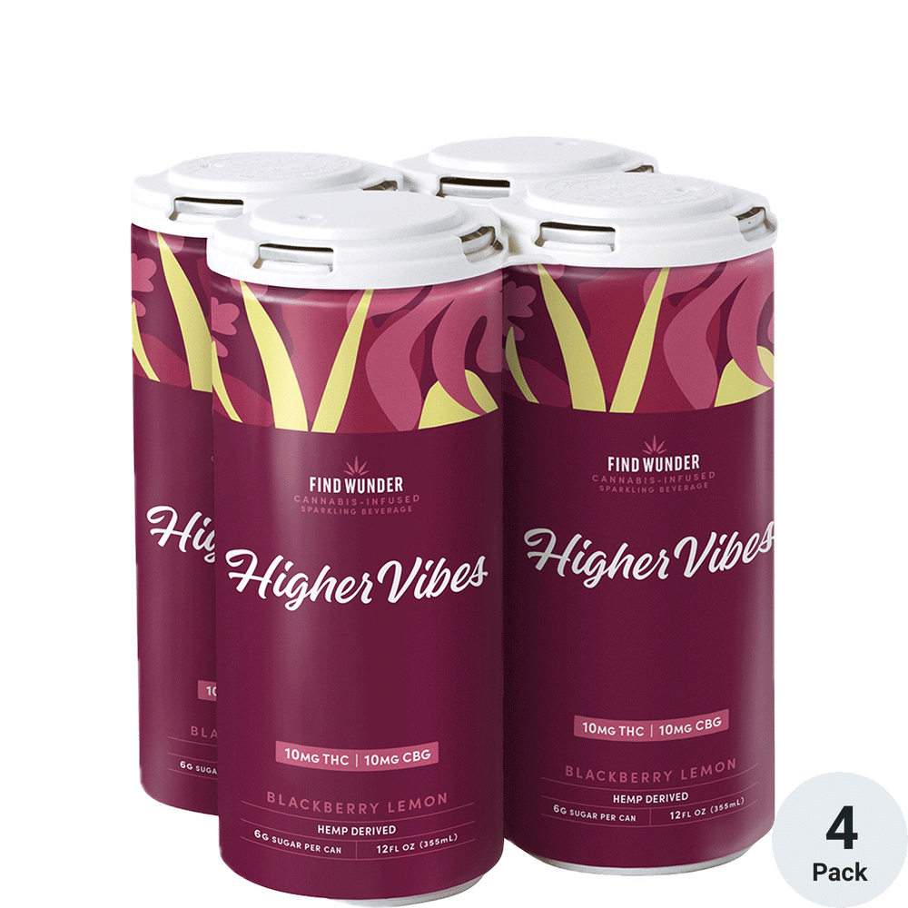 Find Wunder Higher Vibes THC 10mg Blackberry Lemon