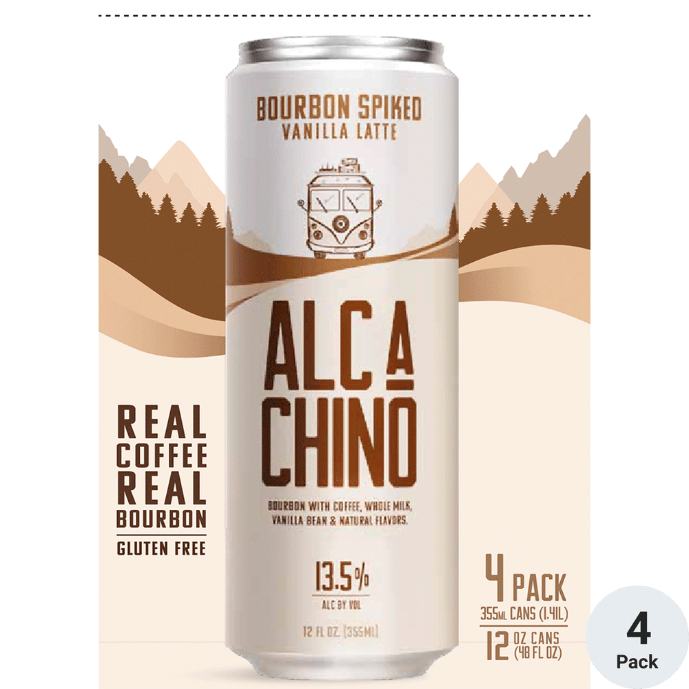 Howie's Spiked AlcaChino Bourbon Vanilla Bean Latte Total Wine & More