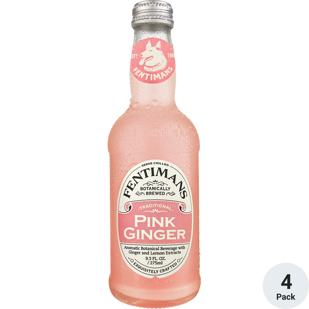 Fentimans Pink Ginger 4-9.3oz Btls