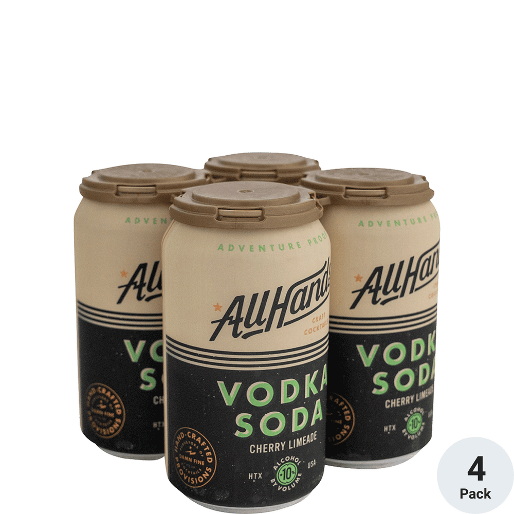 All Hands Vodka Soda Cherry Limeade Total Wine & More