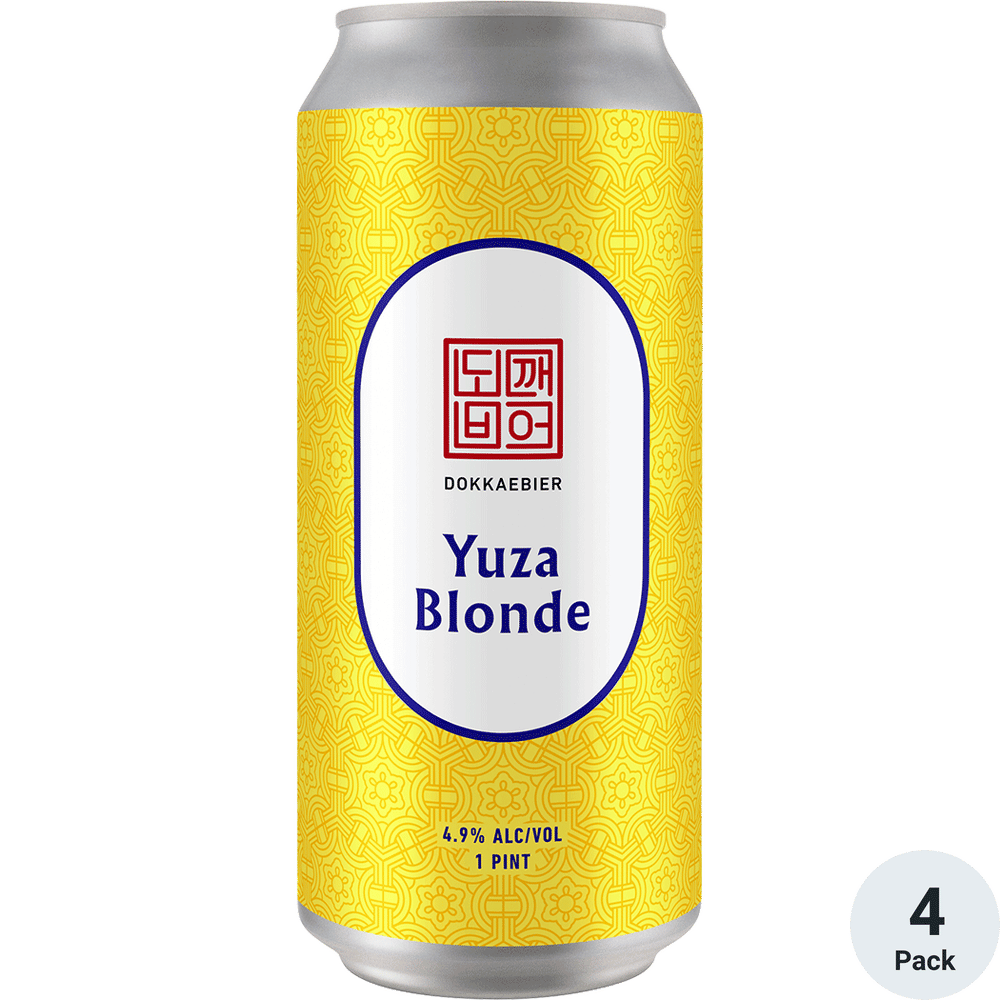 Dokkaebier Yuza Blonde 4pk-16oz Cans