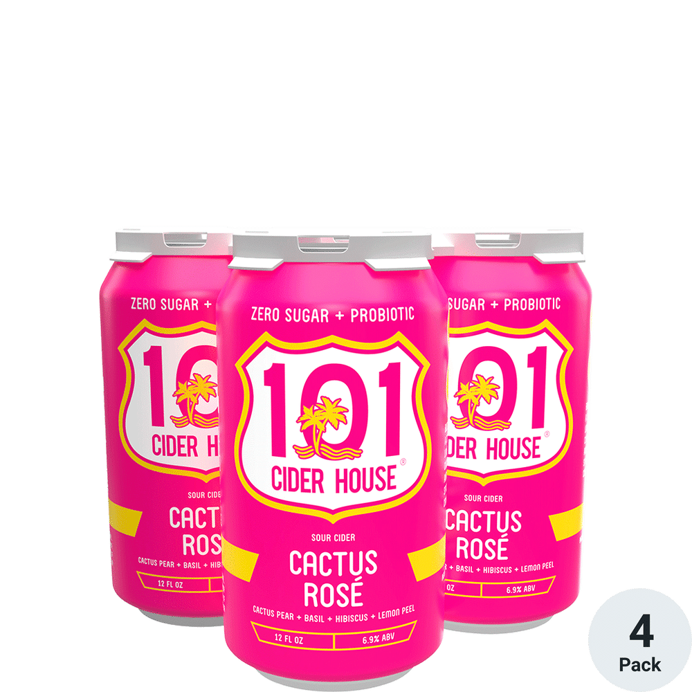 101 Cider House Cactus Rose 4pk-12oz Cans