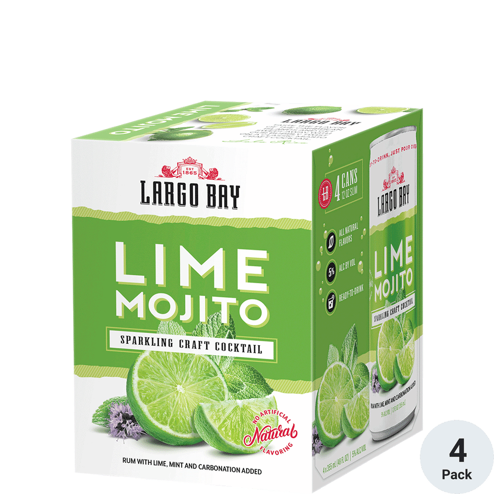 Largo Bay Lime Mojito 4pk-12oz Cans