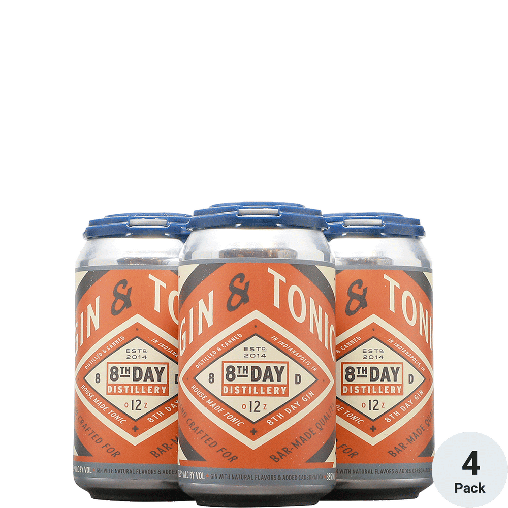 8th Day Canned Gin & Tonic Total Wine & More