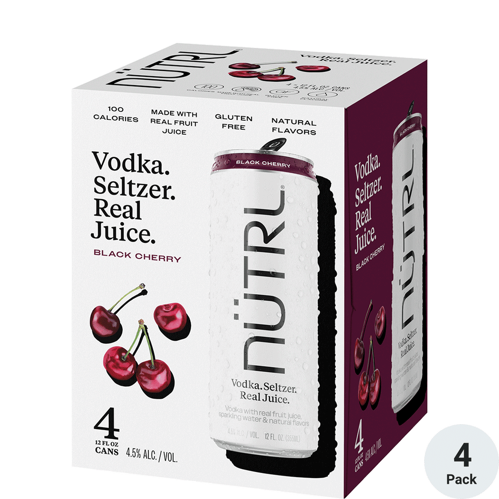 NUTRL Black Cherry Hard Seltzer | Total Wine & More
