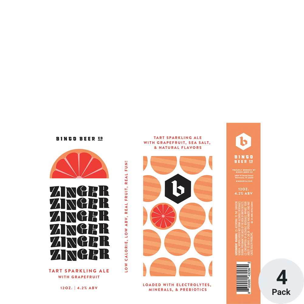 Bingo Beer Zinger Grapefruit Total Wine & More