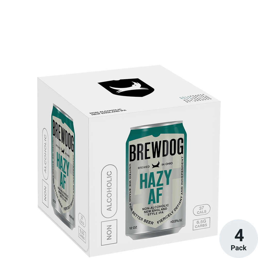 BrewDog  Non-Alcoholic Hazy AF 4pk-12oz Cans