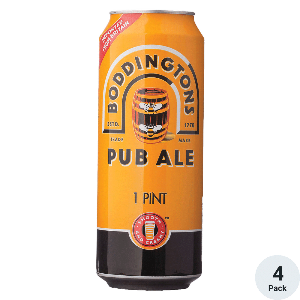 Boddingtons Pub Ale 4pk-16oz Cans
