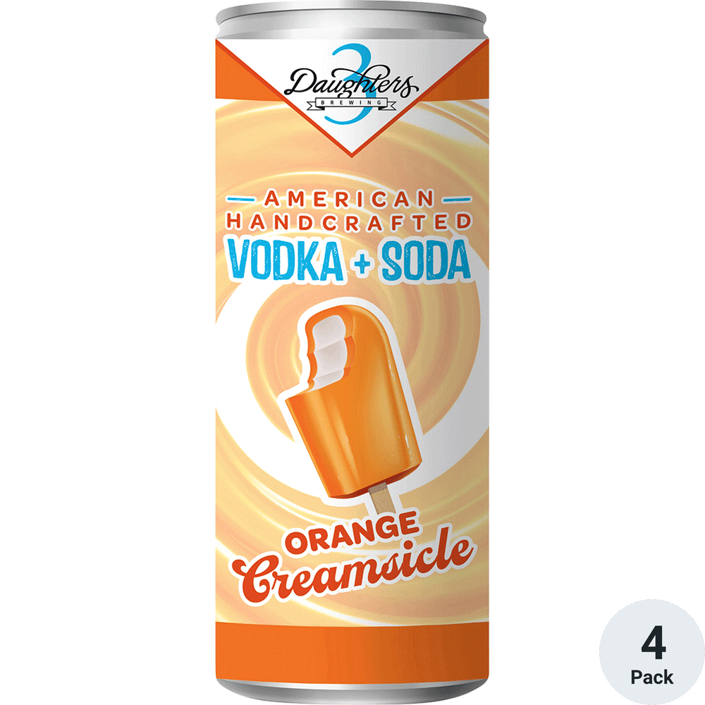 3 Daughters Orange Creamsicle Vodka Soda Total Wine & More