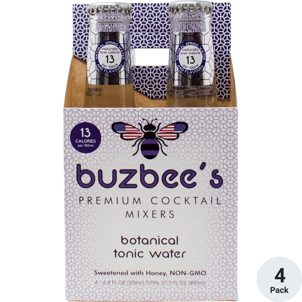 buzbee's Botanical Tonic Water 4pk -7oz Btl