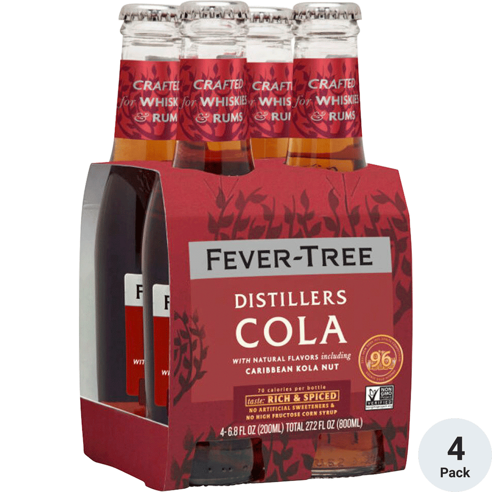 Fever Tree Distillers Cola 4pk -6.8oz Btl