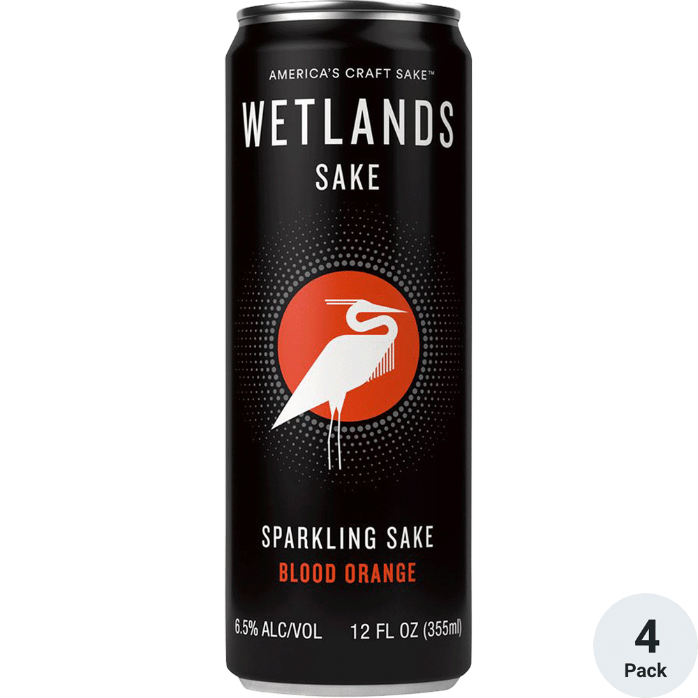 Wetlands Sparkling Sake Blood Orange 4pk-355ml