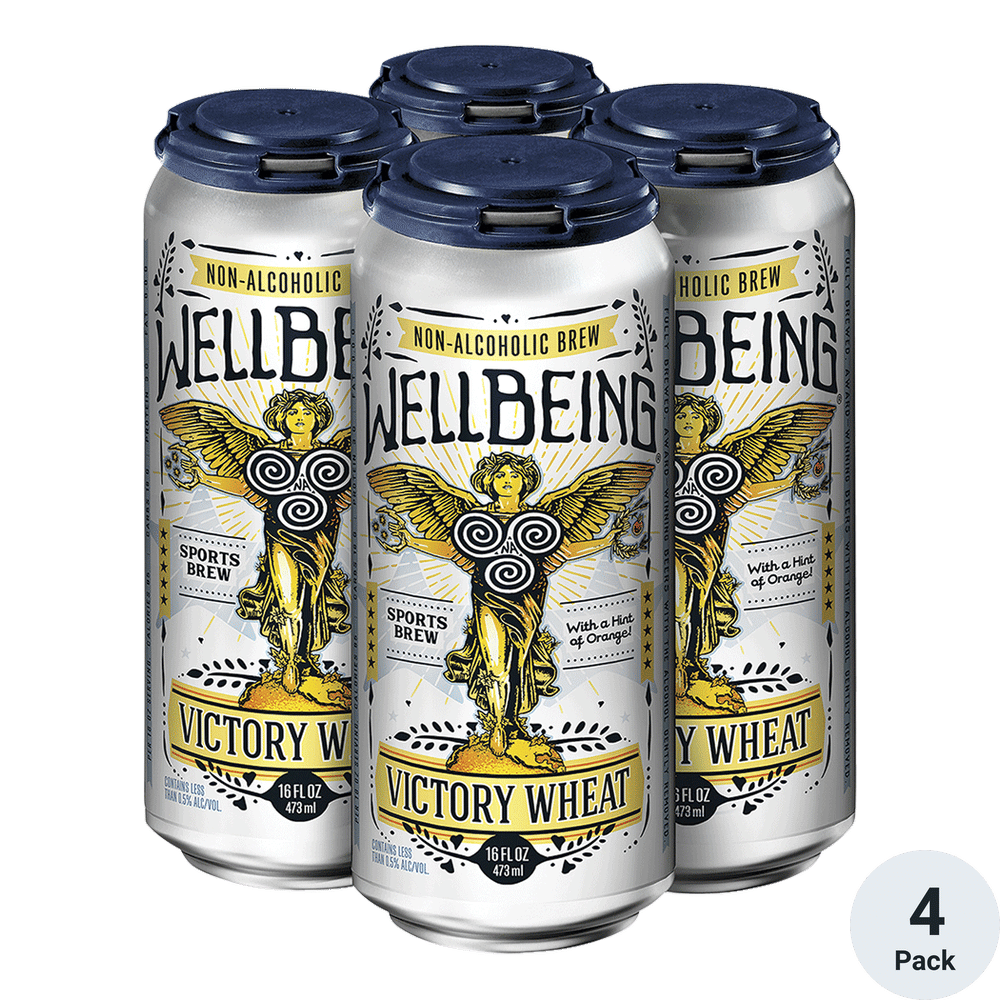 Wellbeing Non-Alcoholic Victory Wheat 4pk-16oz Cans