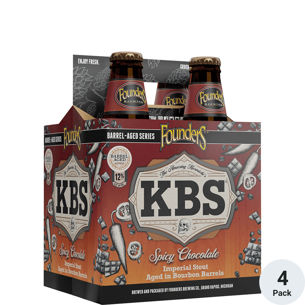 Founders KBS Spicy Chocolate 4pk-12oz Btls