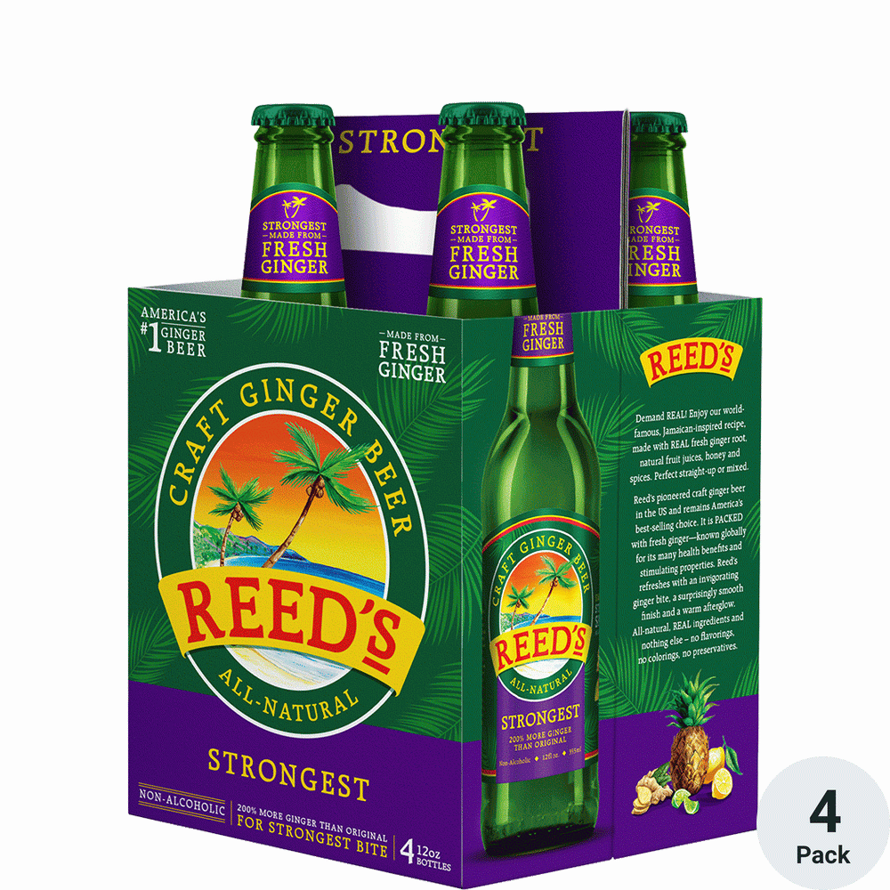 Reed's Stronger Ginger Beer Total Wine & More