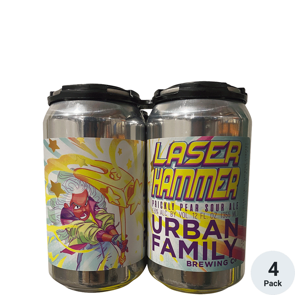 Urban Family Laser Hammer 4pk-12oz Cans