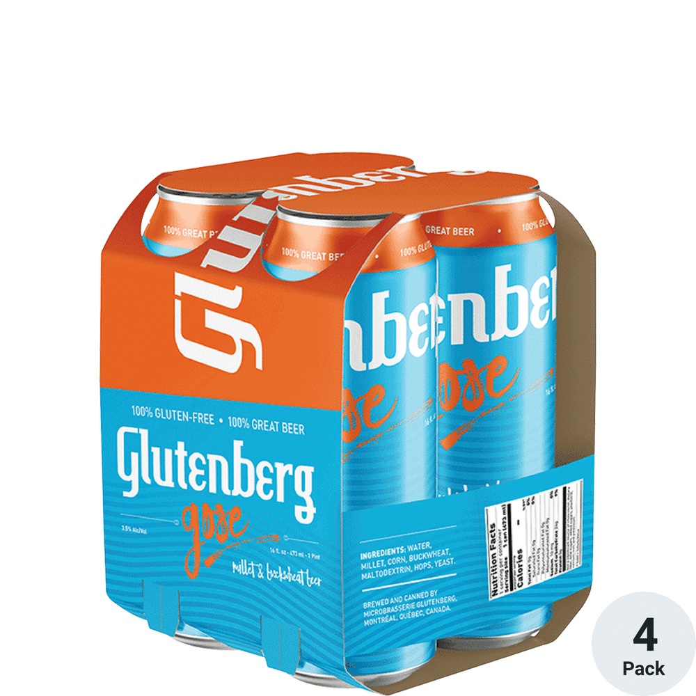 Glutenberg Gose 4pk-16oz Cans