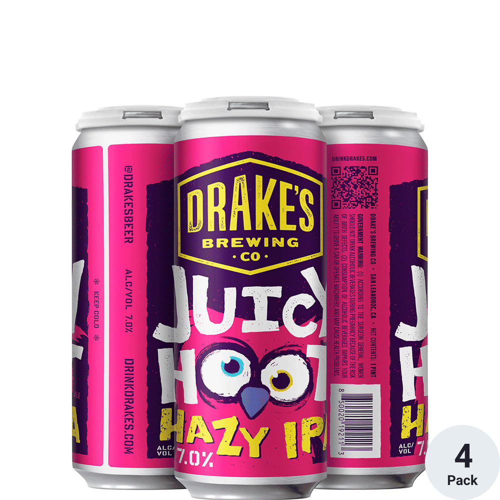 Drake's Juicy Hoot Hazy IPA Total Wine & More