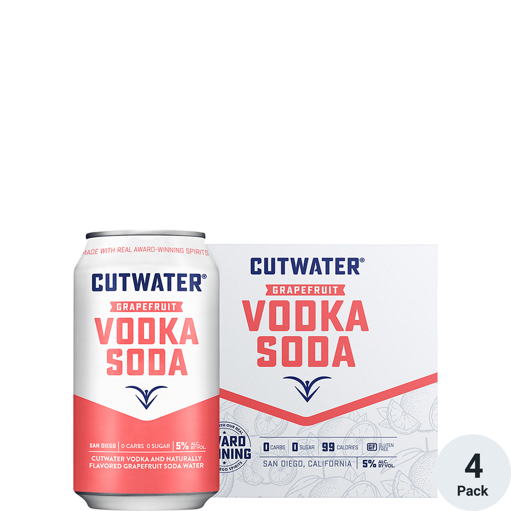 Cutwater Grapefruit Vodka Soda Total Wine & More
