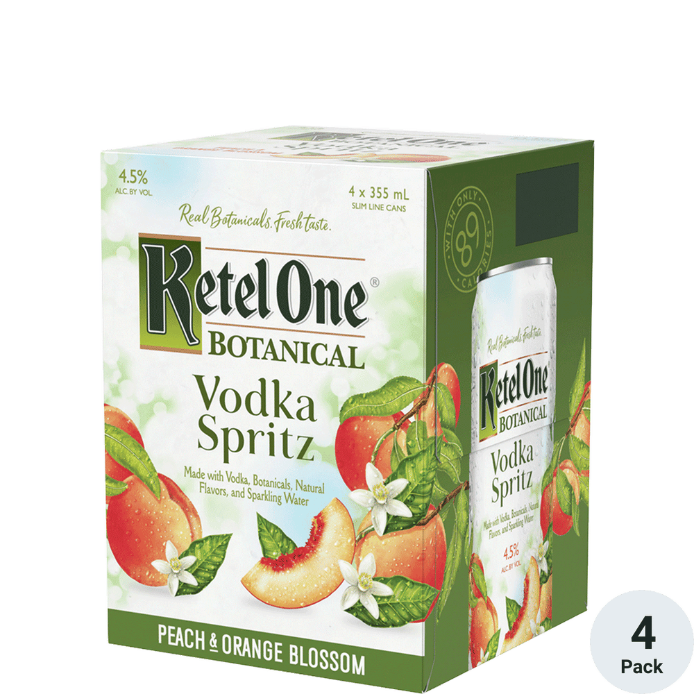 Ketel One Botanical Vodka Spritz Peach & Orange Blossom Total Wine & More