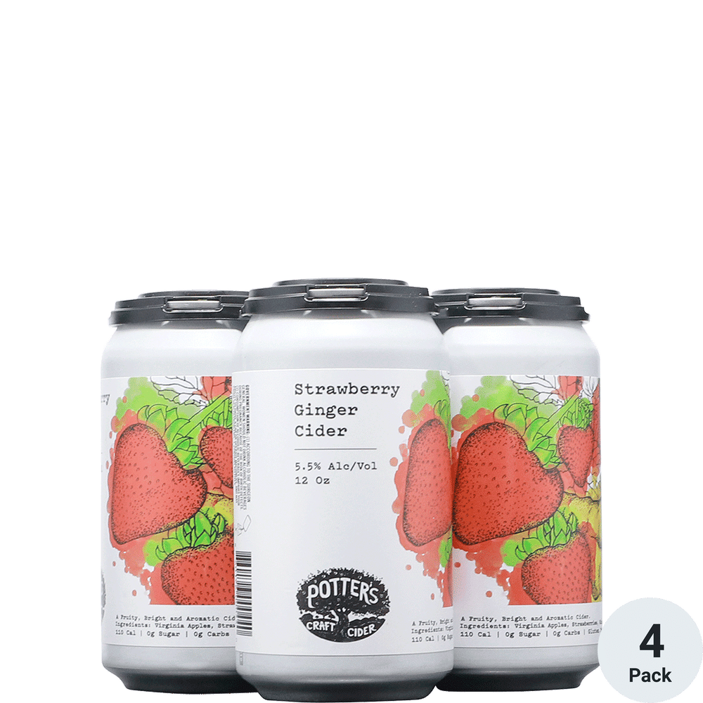 Potter's Strawberry Ginger Cider Total Wine & More