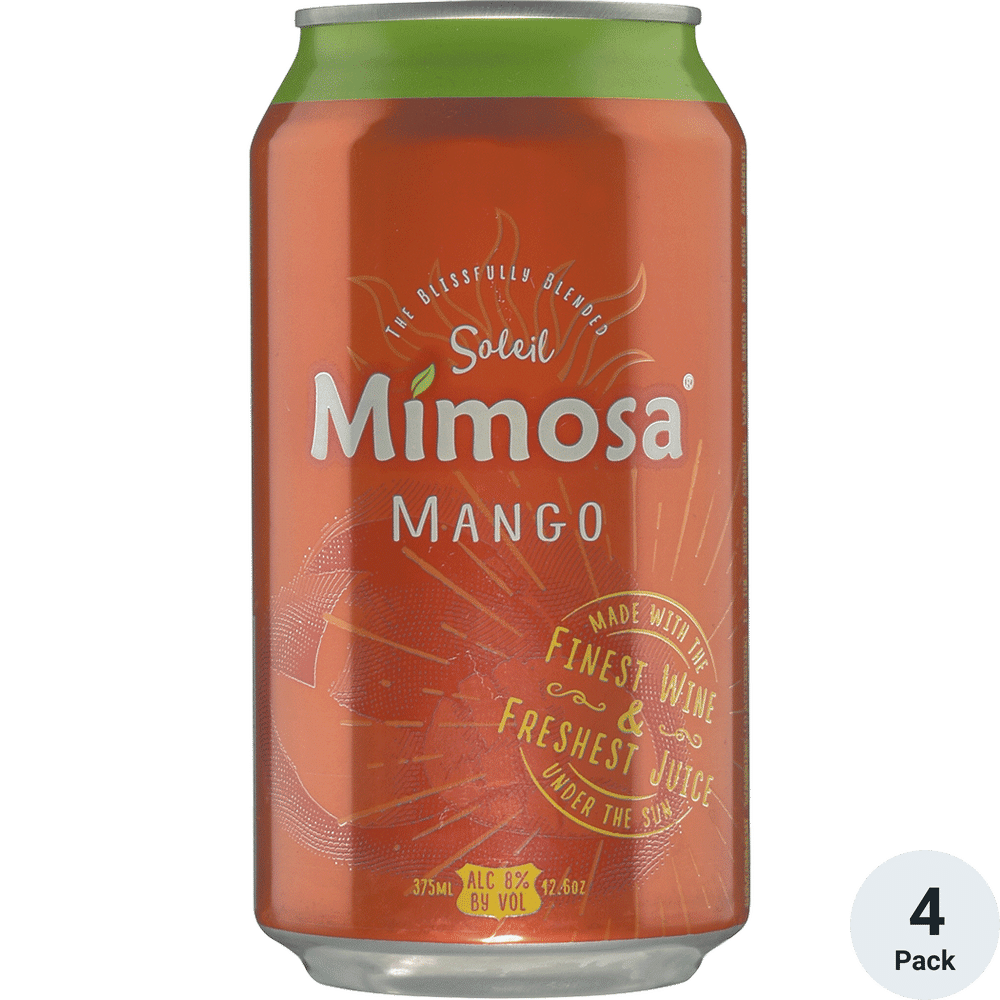 Soleil Mango Mimosa 4pk-375ml Cans