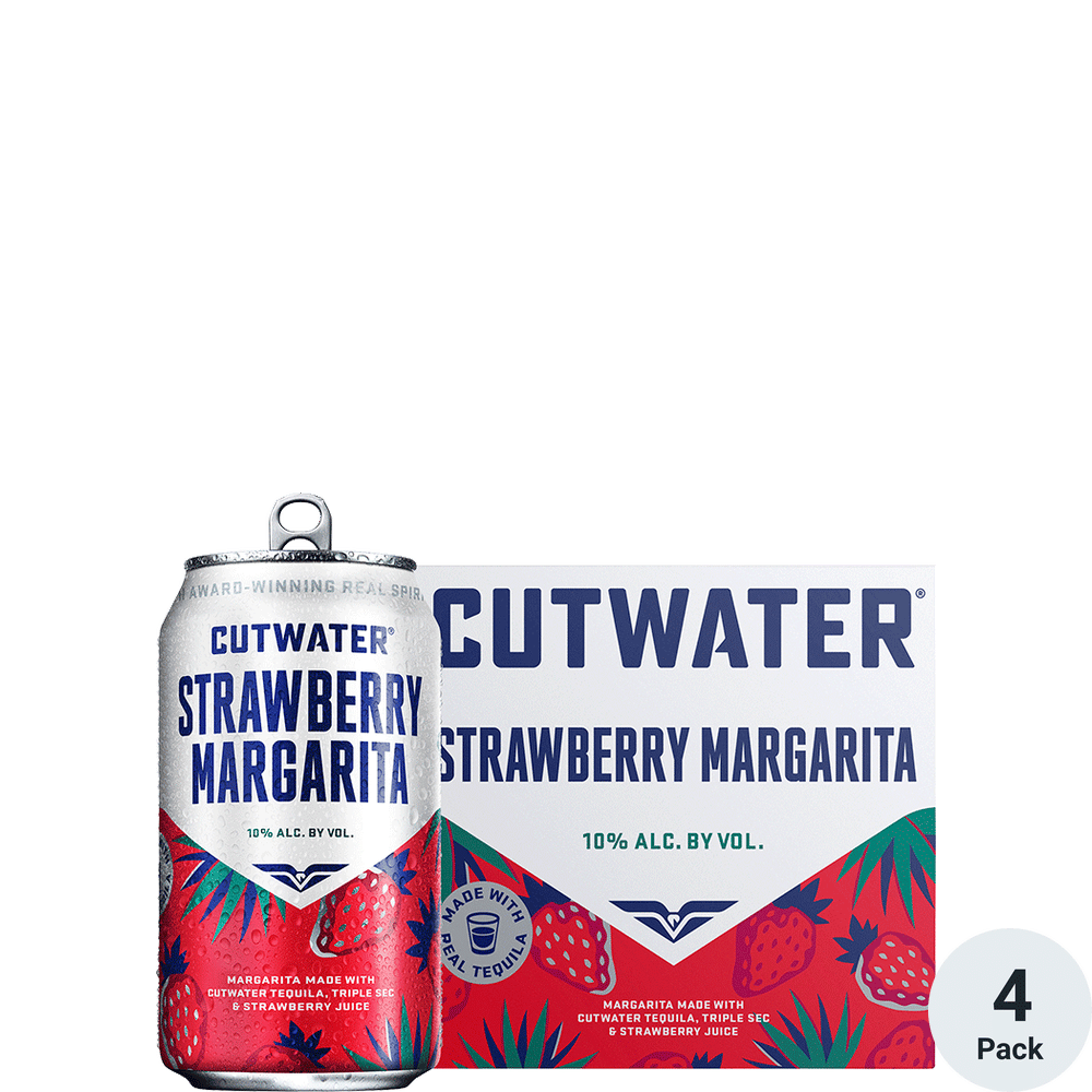 Cutwater Strawberry Margarita Cocktail Total Wine & More