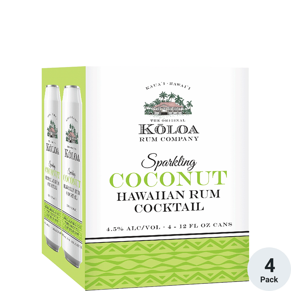 Koloa Sparkling Coconut Hawaiian Rum Cocktail Total Wine & More