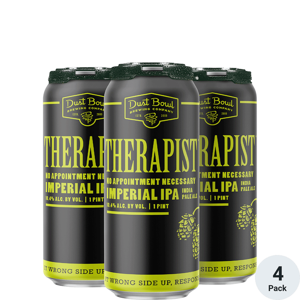 Dust Bowl Therapist Imperial IPA 4pk-16oz Cans
