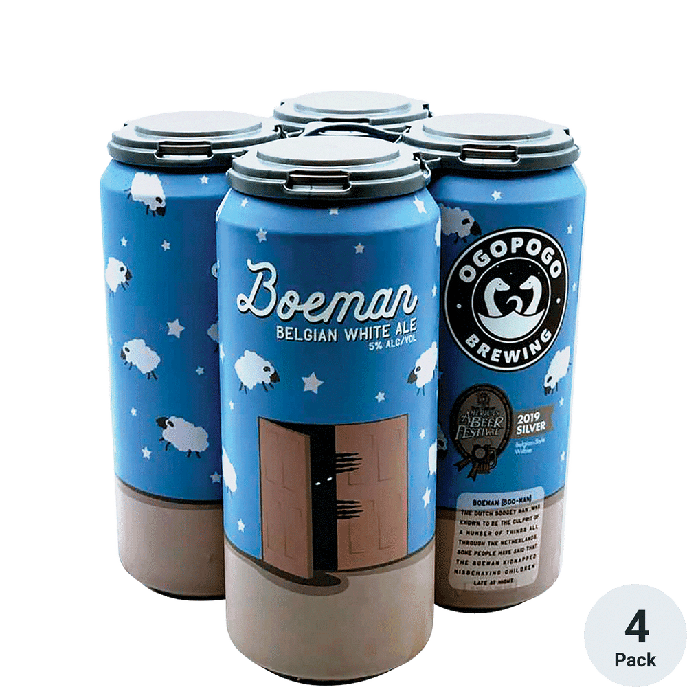 Ogopogo Boeman Belgian White Ale 4pk-16oz Cans