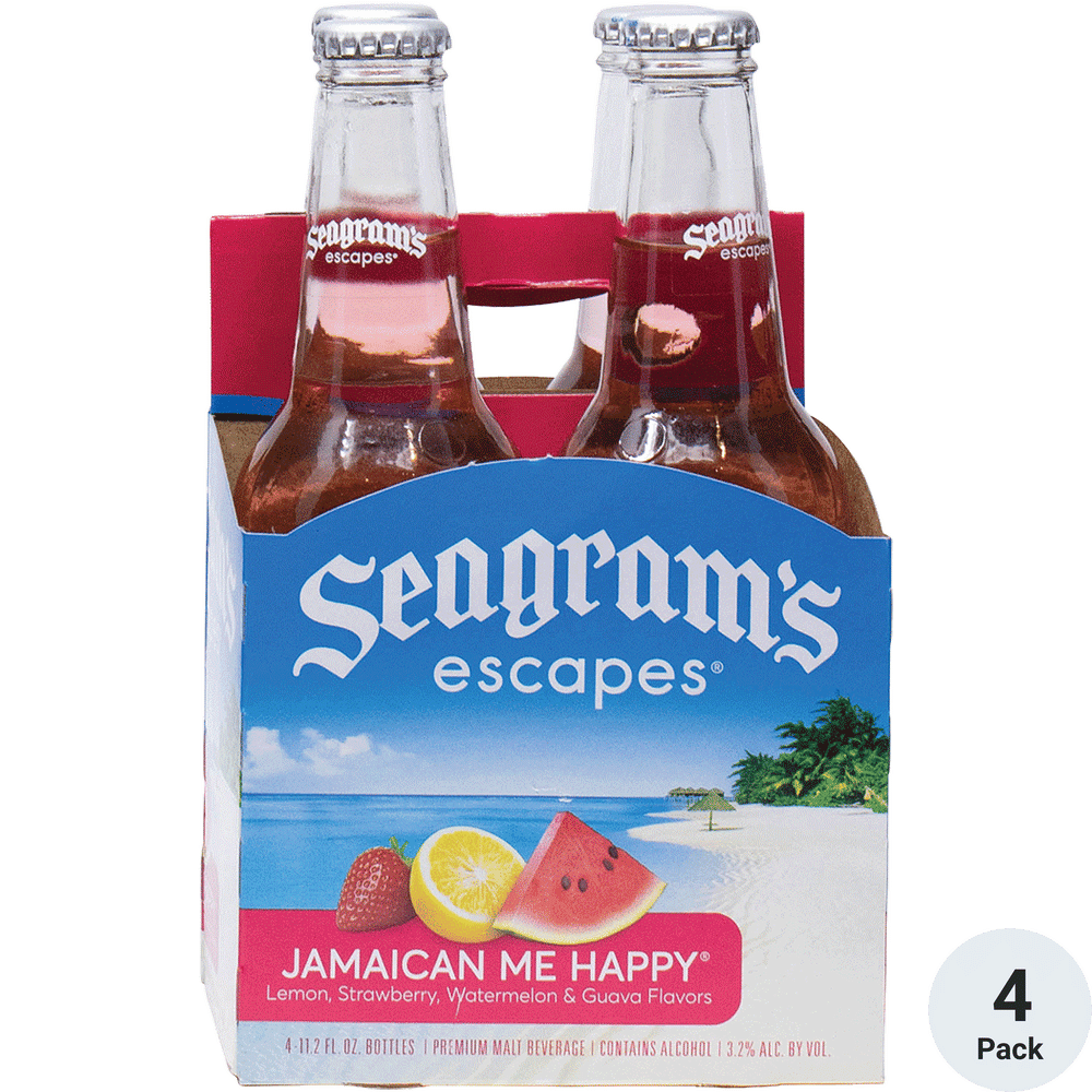 Seagrams Escapes Jamaican Me Happy 4pk-11oz Btls