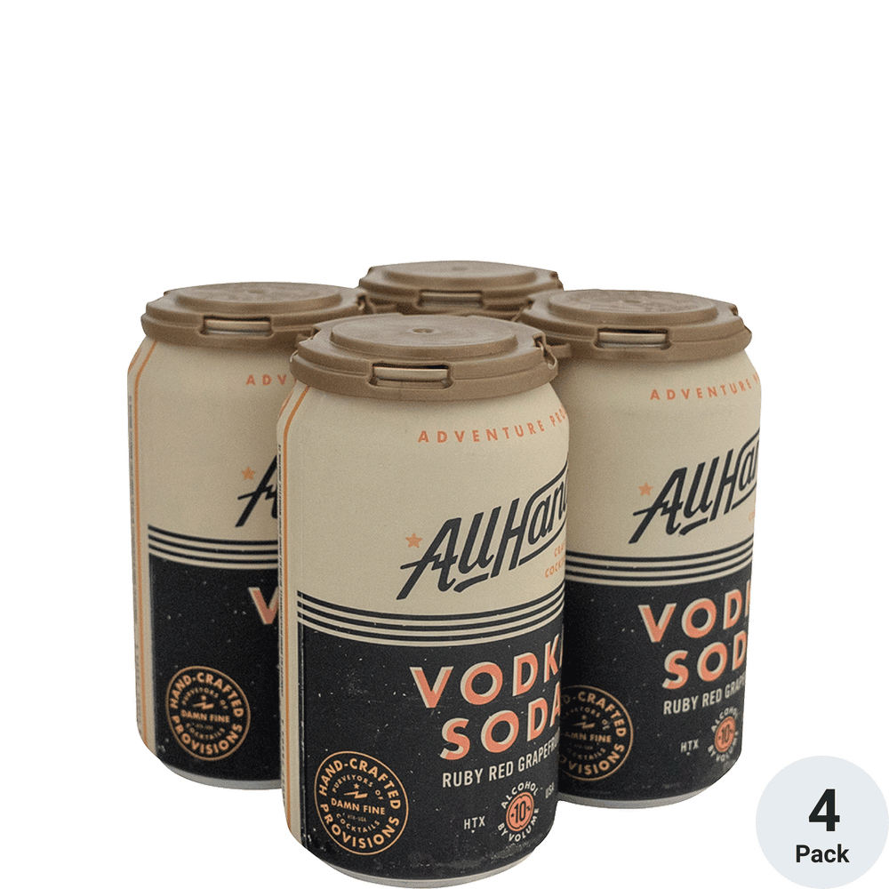 All Hands Ruby Red Grapefruit Vodka Soda Total Wine & More