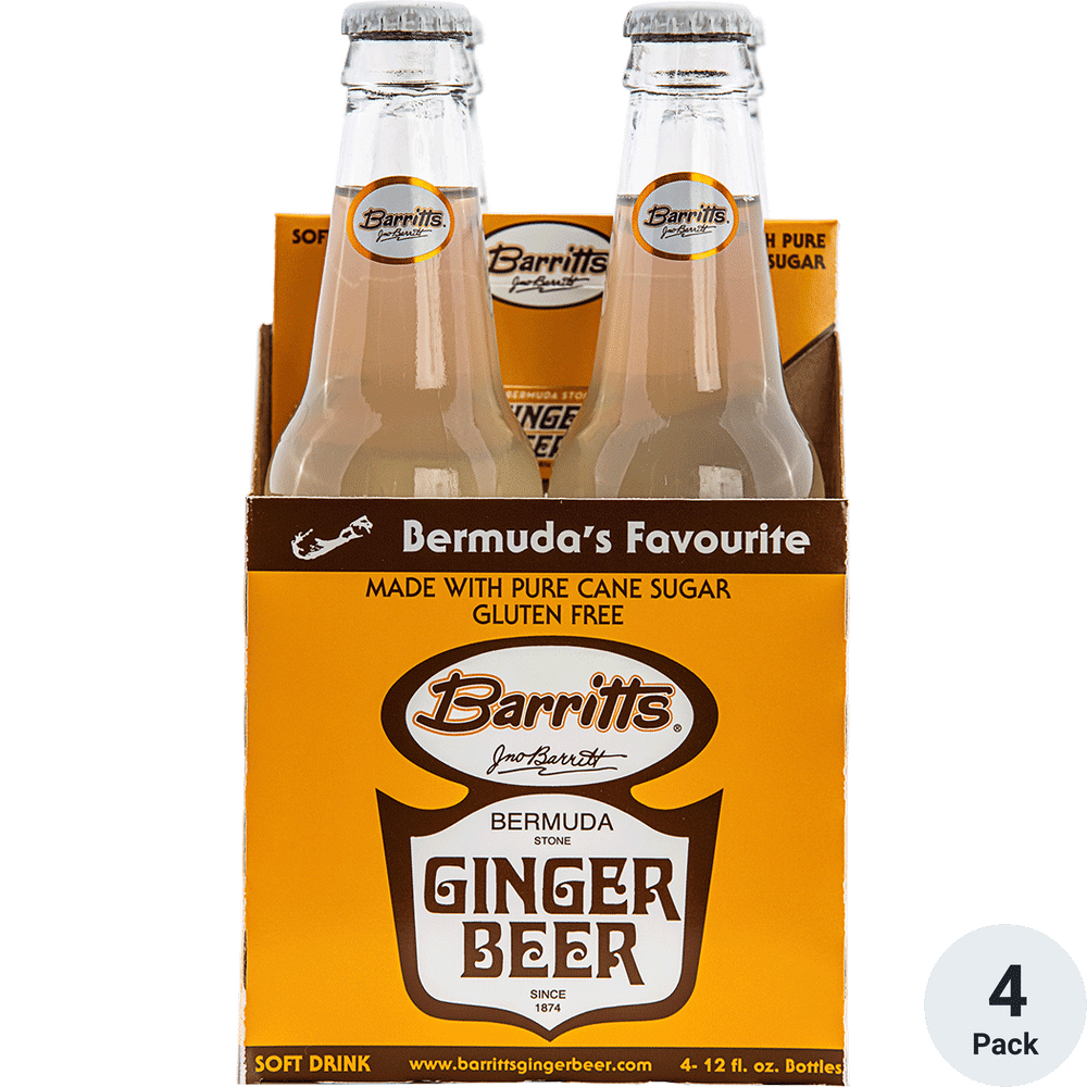 Barritts Ginger Beer 4pk-12oz Btls
