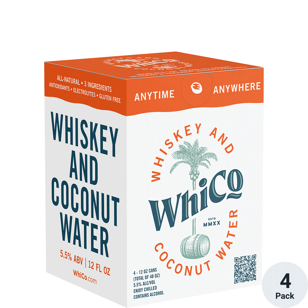 WhiCo Whiskey & Coconut Water Total Wine & More