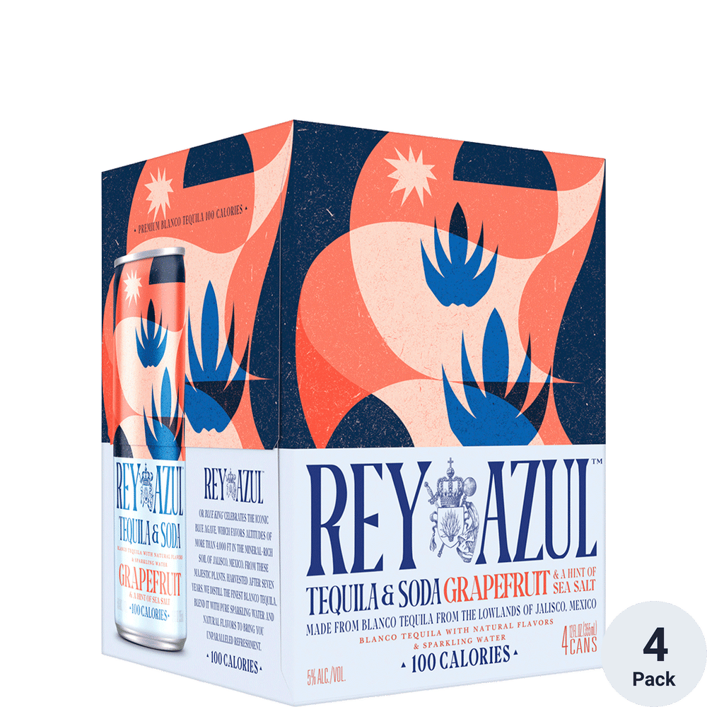 Rey Azul Grapefruit Tequila Soda Total Wine & More
